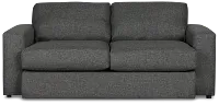 Brantley Dark Gray Fabric Loveseat