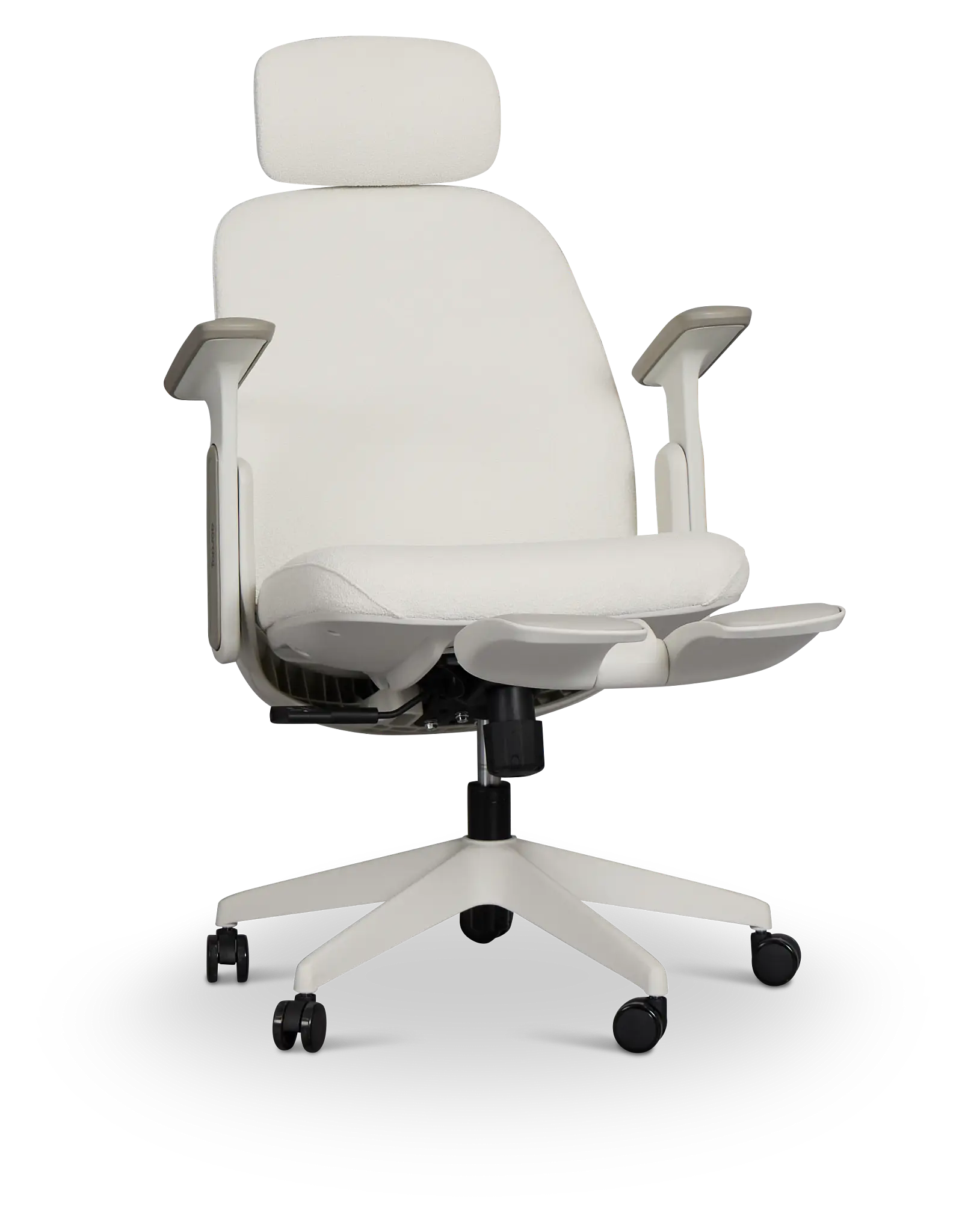 Nora White Upholstered Desk Chair Nora White Upholstered Desk Chair