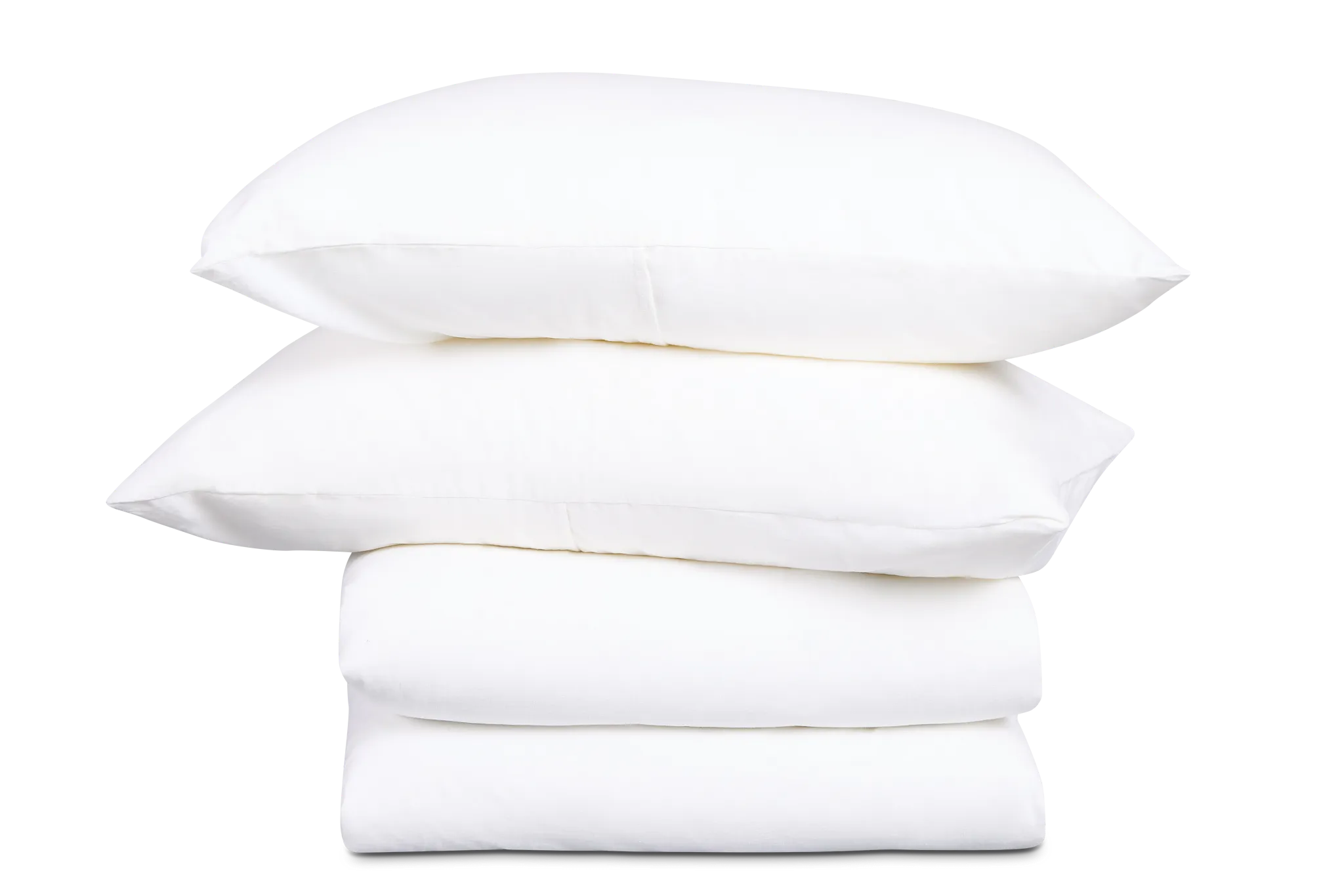 Rest & Renew Linen Blend White Duvet Set