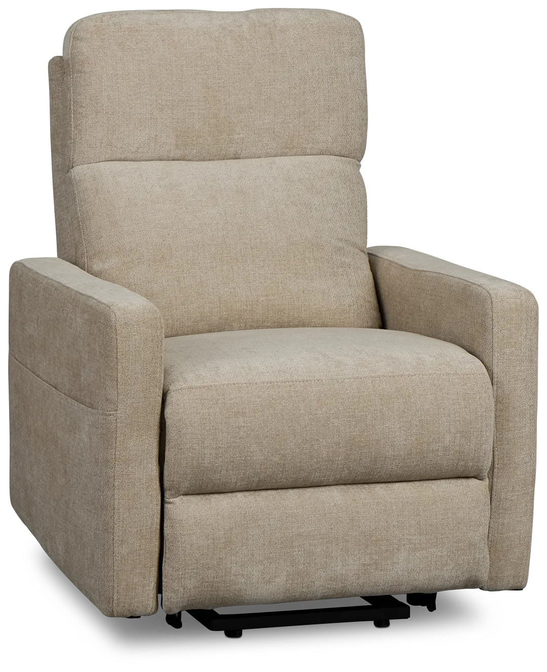Talon Beige Fabric Power Lift Recliner