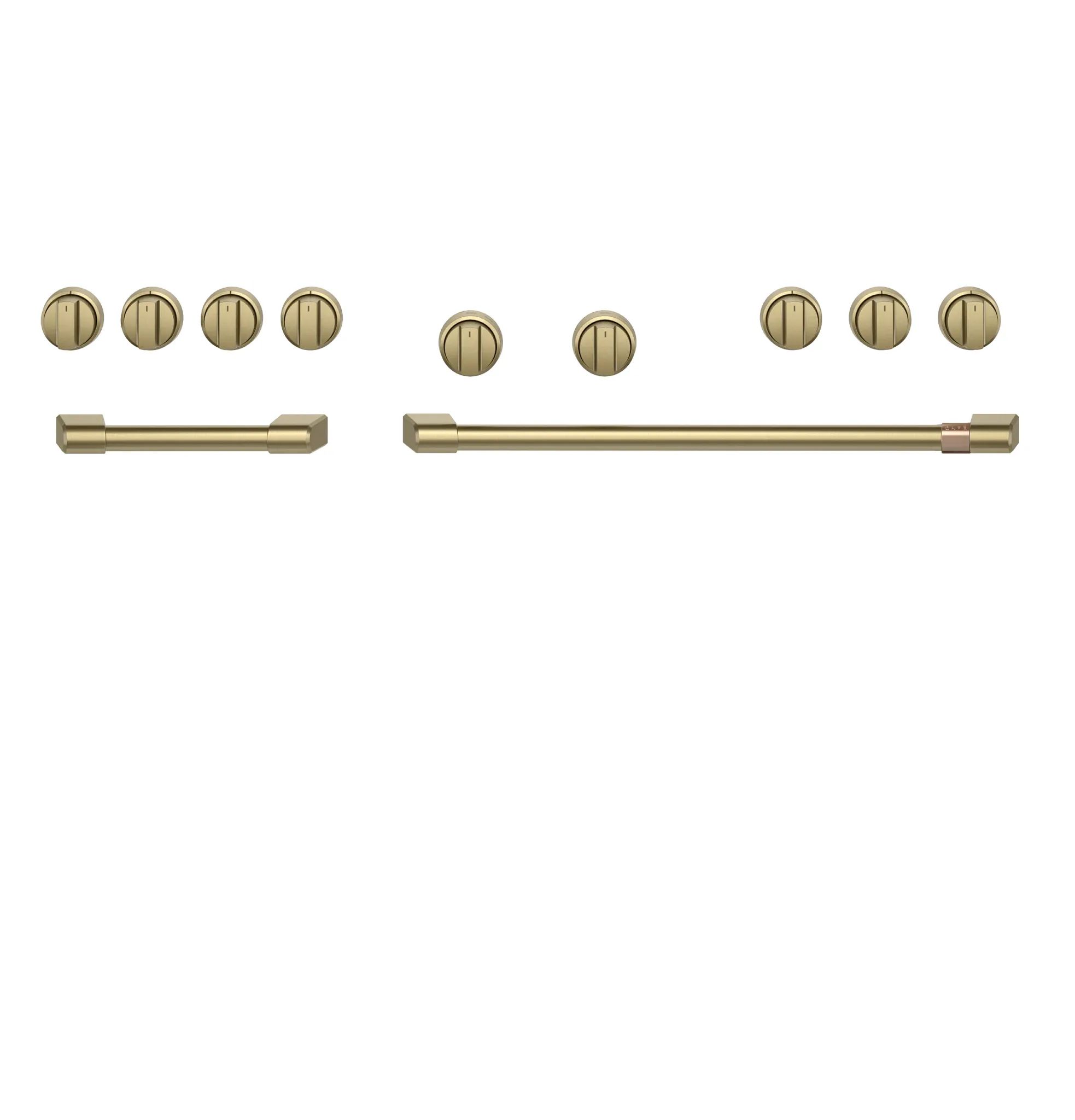 Cafe Handle Brass 48" Range Handle