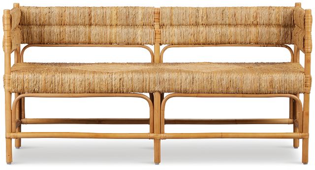 Torta Mid Tone Woven Bench