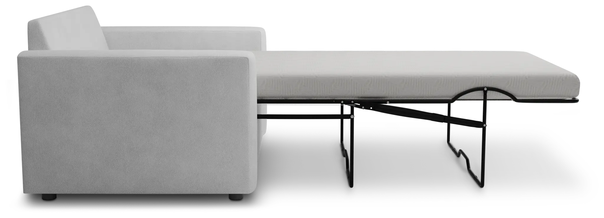 Siesta Peyton White Fabric Cooling Memory Foam Sleeper Siesta Peyton White Fabric Cooling Memory Foam Sleeper