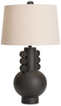 Heremon Black Table Lamp