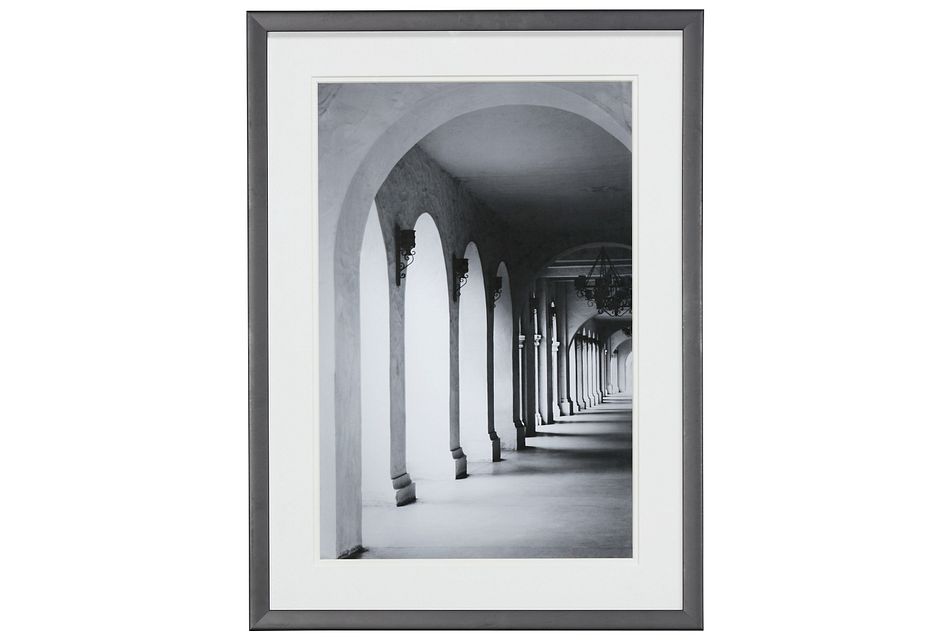 Pillar Gray Framed Wall Art