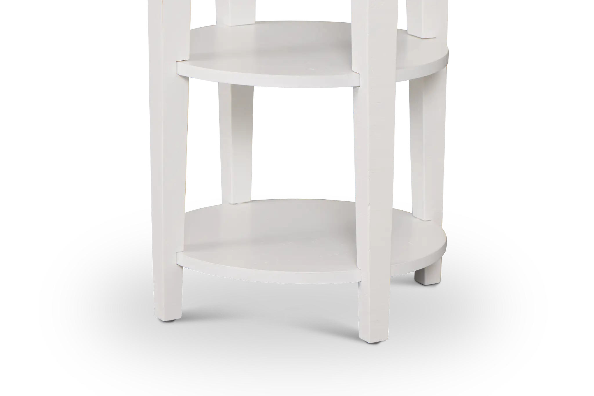 Heron Cove White Round End Table Heron Cove White Round End Table