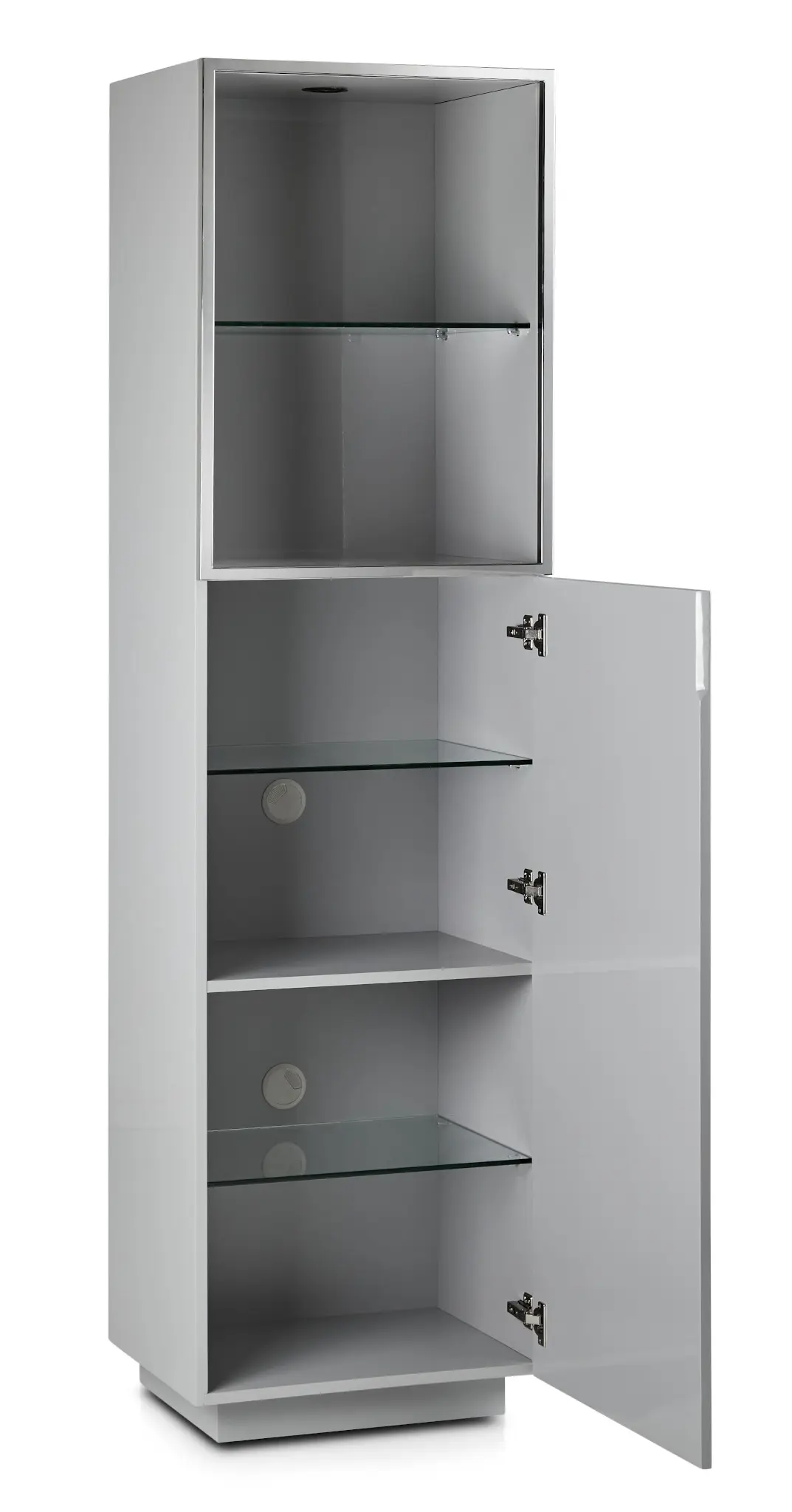 Vancouver Gray Pier With Glass Shelf Vancouver Gray Pier With Glass Shelf