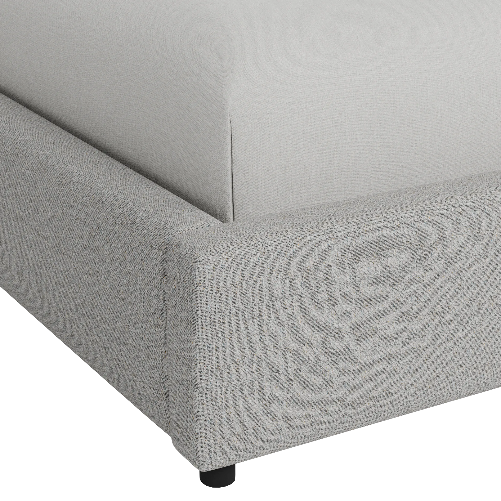 Grayton Natural Beauty 44" Upholstered Platform Bed