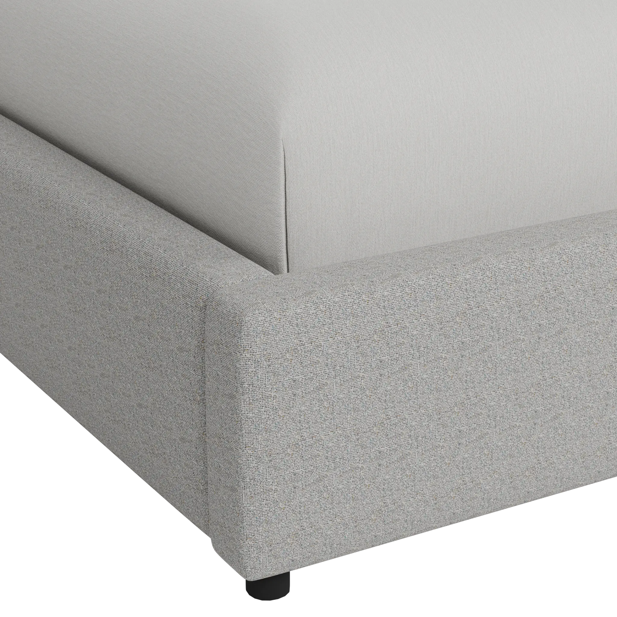 Grayton Natural Beauty 44" Upholstered Platform Bed Grayton Natural Beauty 44" Upholstered Platform Bed