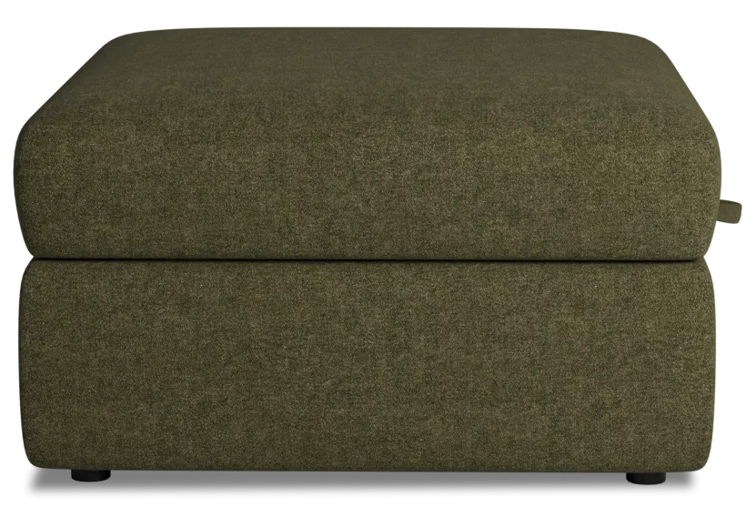 Citymod Green Fabric Storage Ottoman