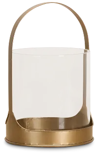 Evita Gold Large Lantern
