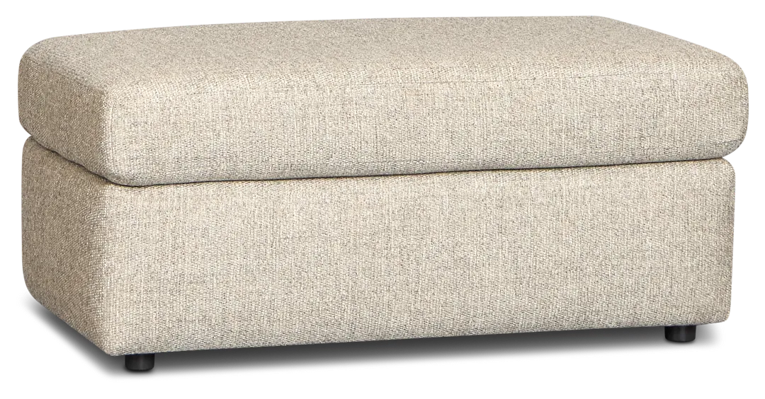 Maxwell Dark Gray Fabric Cocktail Ottoman