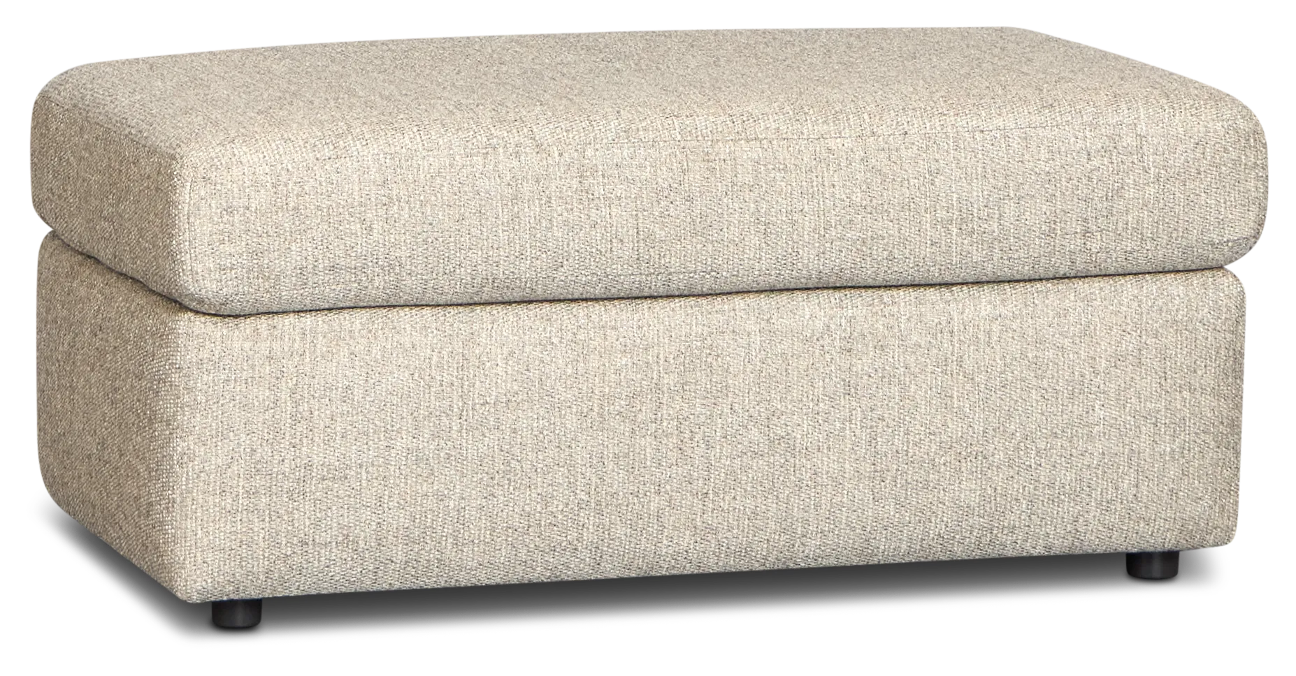 Maxwell Dark Gray Fabric Cocktail Ottoman