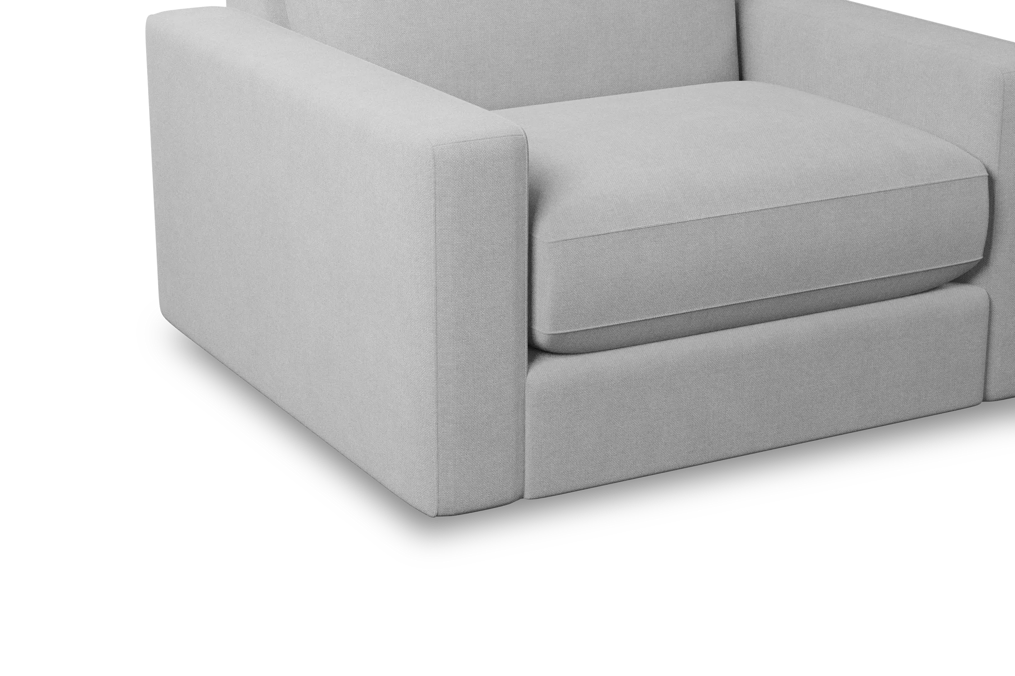 Edgewater Suave Gray Swivel Chair