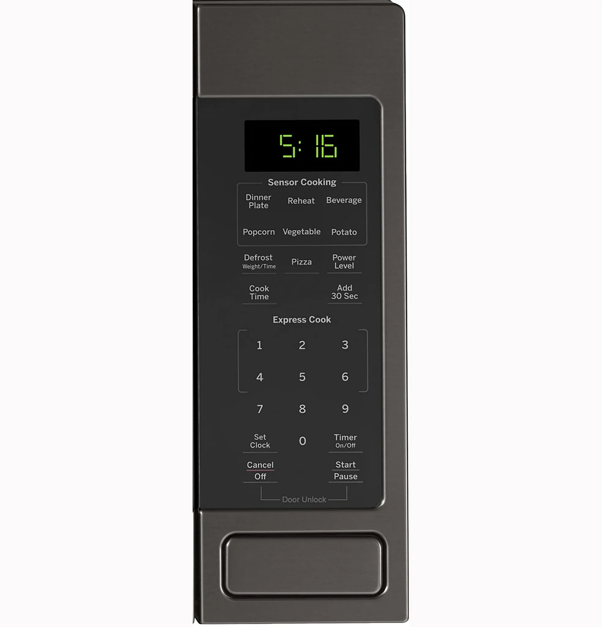 Ge 16 Series Black Countertop Microwave