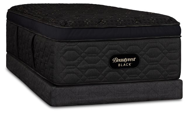 Beautyrest Black Series Four Summit Plush Low-profile Mattress Set