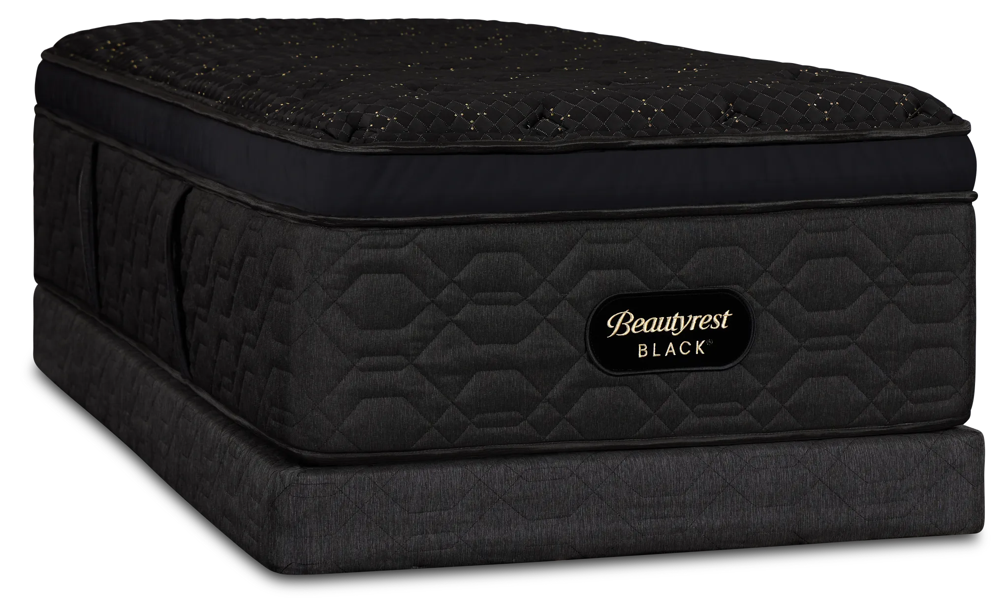 Beautyrest Black Series Four Summit Plush Low-profile Mattress Set