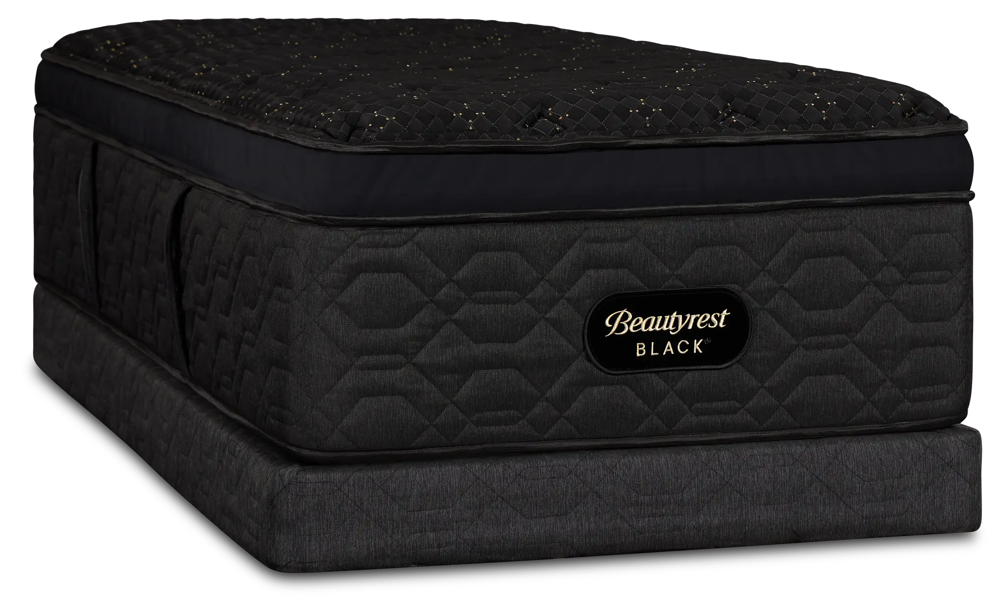Beautyrest Black Series Four Summit Plush Low-profile Mattress Set Beautyrest Black Series Four Summit Plush Low-profile Mattress Set