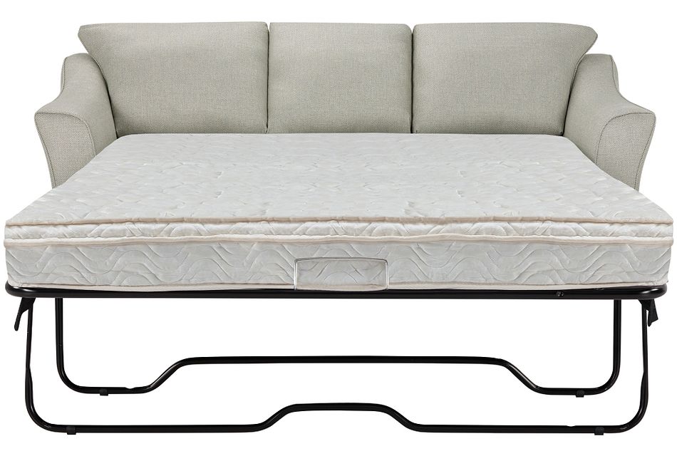 Avery Light Green Fabric Innerspring Sleeper Living Room