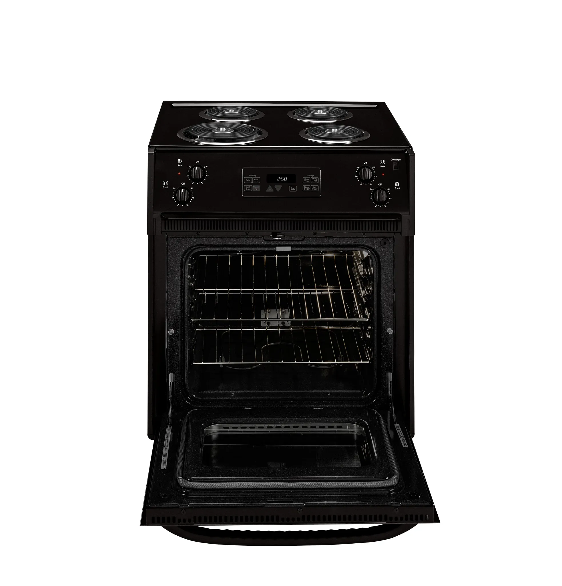 Ge 250 Series Black 27" Electric Range