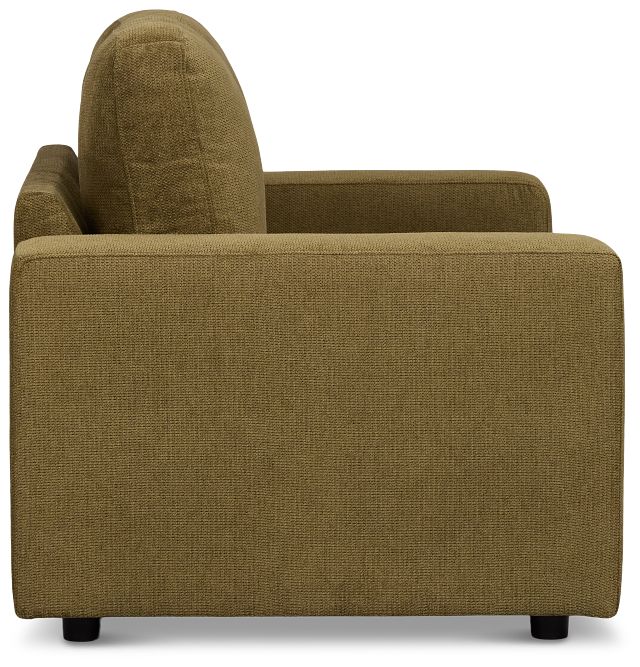 Carmen Green Fabric Loveseat