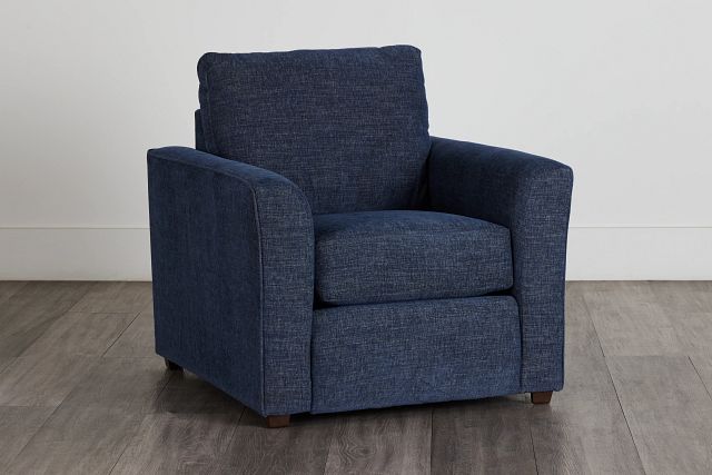 Davis Dark Blue Micro Chair