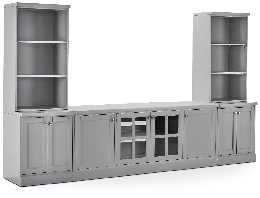 Newport Gray Medium Entertainment Wall Newport Gray Medium Entertainment Wall
