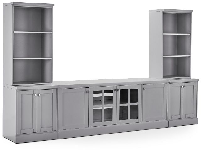 Newport Gray Medium Entertainment Wall