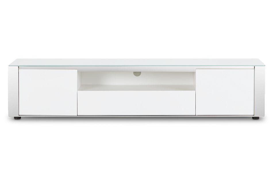 Harley White 86" Tv Stand