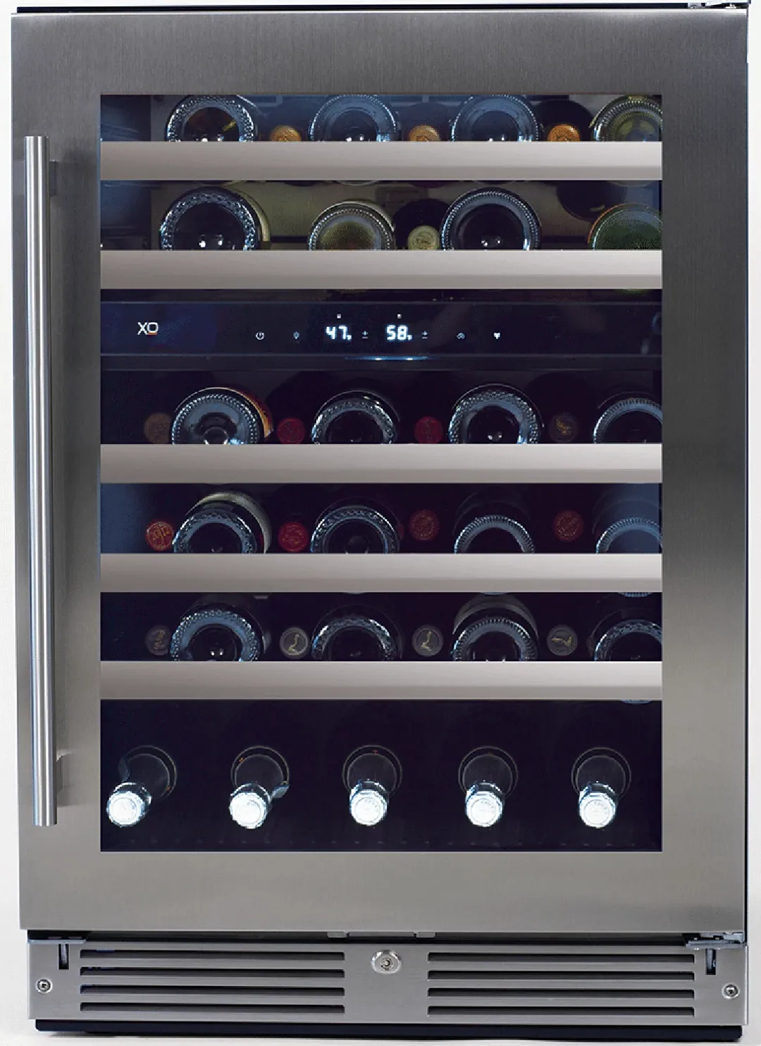 Xo Appliance 24 Series Wine Cooler Stainless Steel Rt Hinge Door Kit