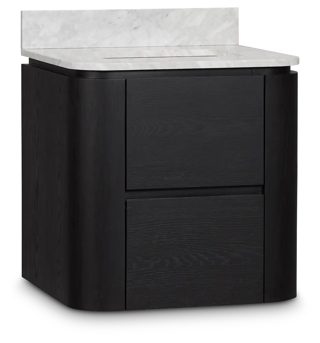 Nomad Black 24" Floating Bathroom Vanity Nomad Black 24" Floating Bathroom Vanity