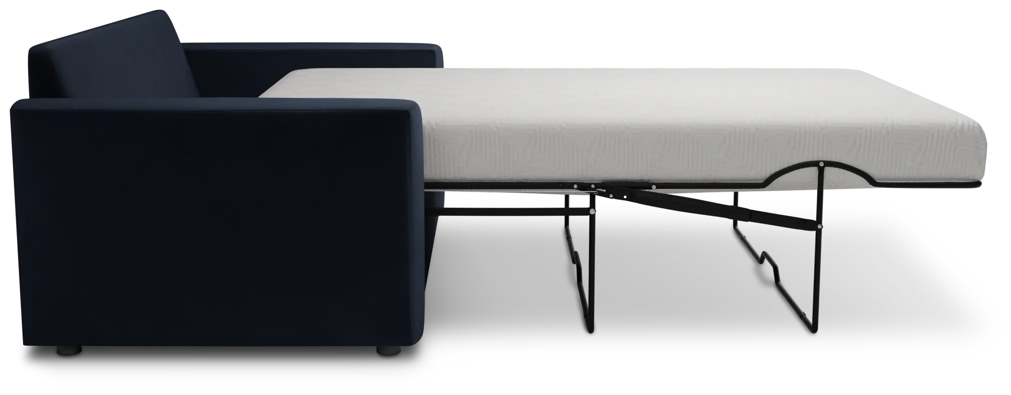 Siesta Joya Dark Blue Fabric Cooling Memory Foam Sleeper Siesta Joya Dark Blue Fabric Cooling Memory Foam Sleeper