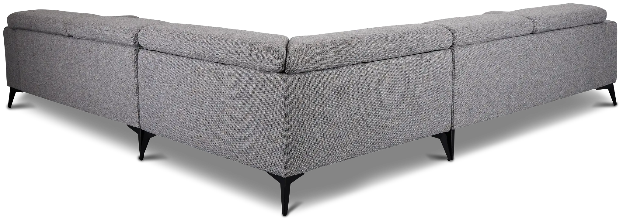 Alina Dark Gray Fabric Small Two-arm Sectional Alina Dark Gray Fabric Small Two-arm Sectional