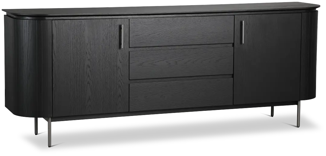 Nomad Black Round Buffet Nomad Black Round Buffet