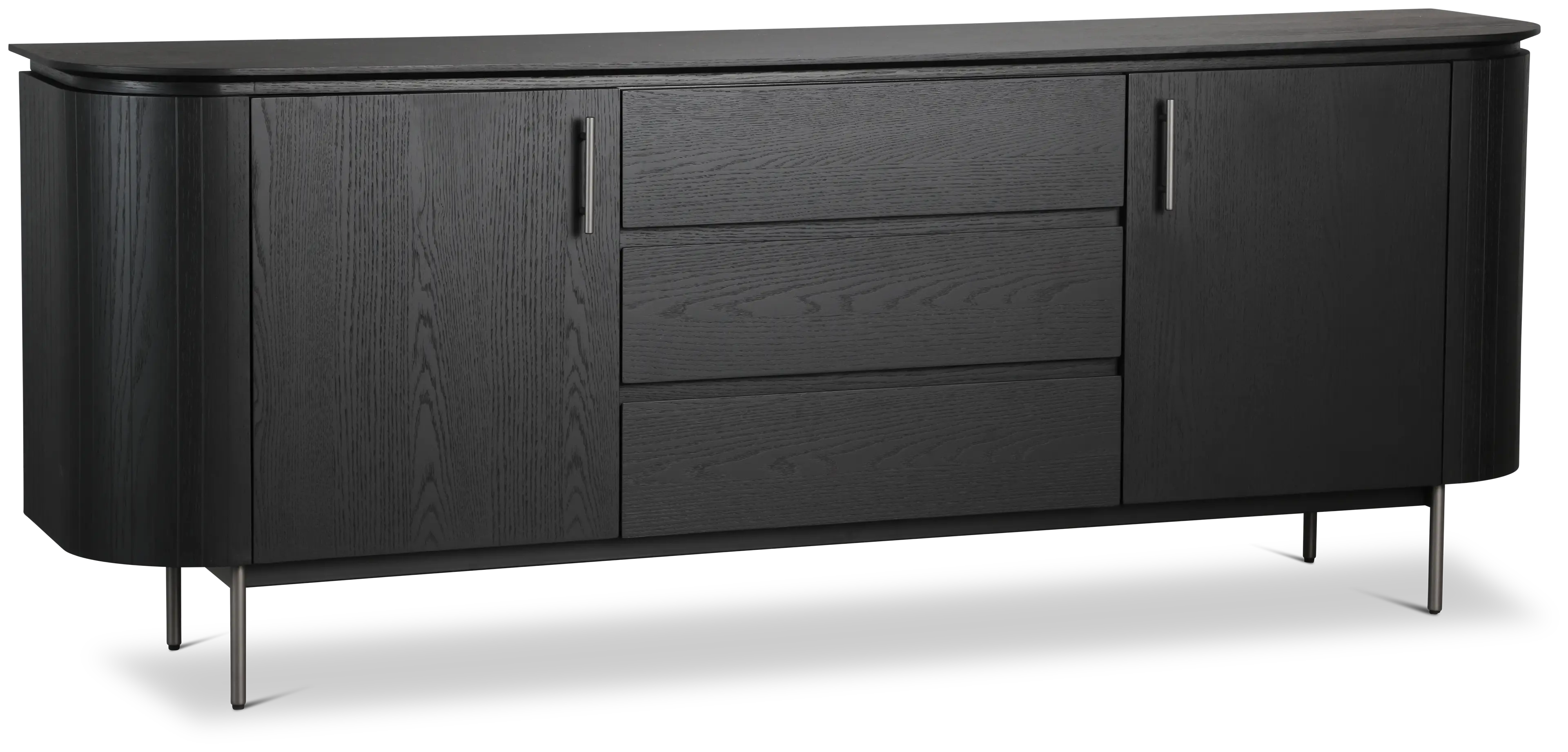 Nomad Black Round Buffet Nomad Black Round Buffet