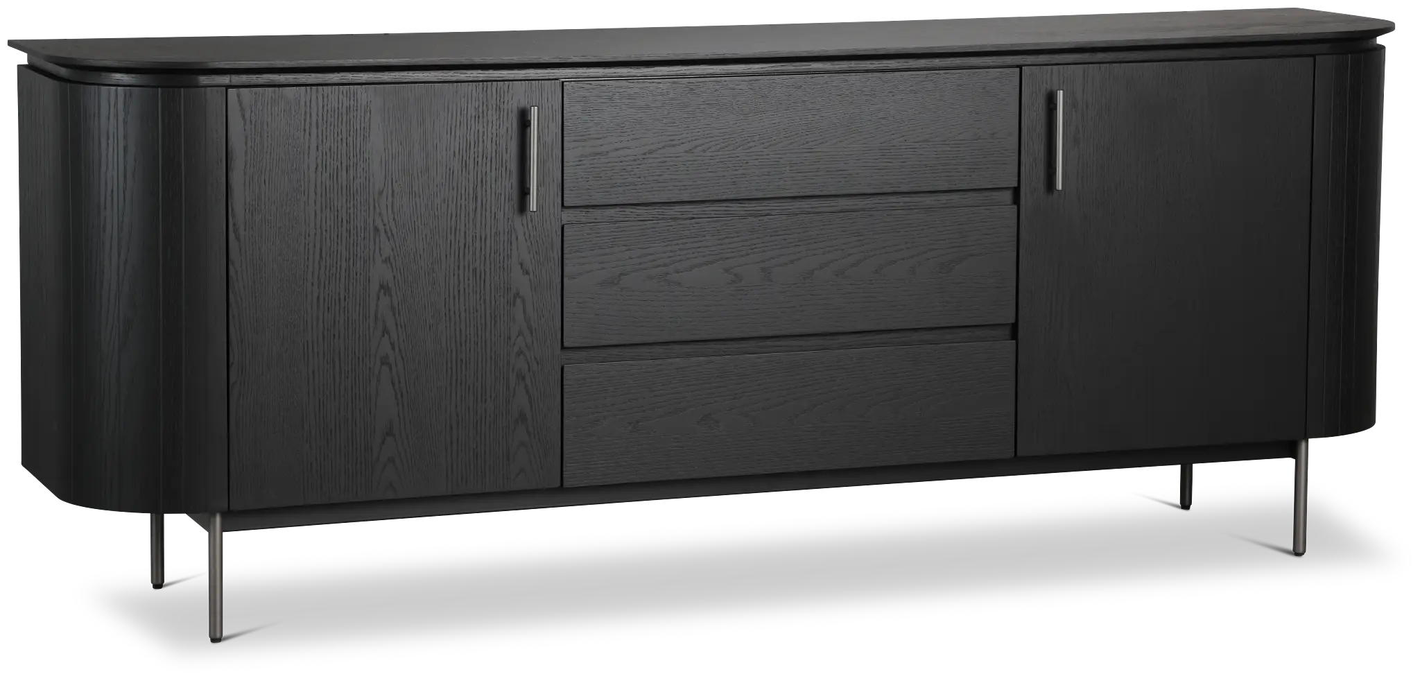 Nomad Black Round Buffet Nomad Black Round Buffet