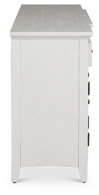 Heron Cove White 90" Tv Stand