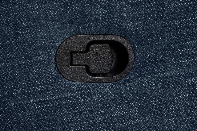 Rae Dark Blue Fabric Recliner