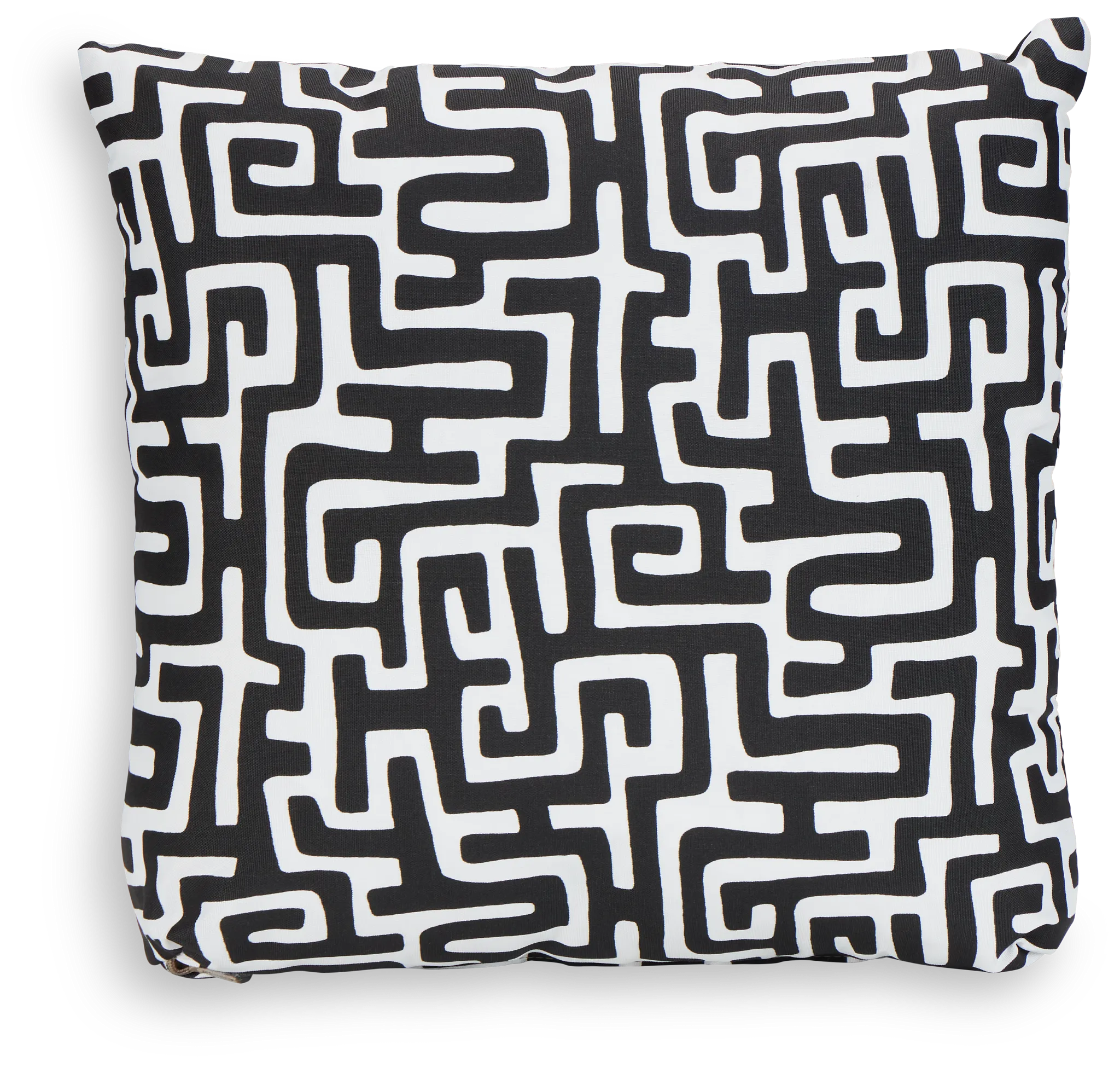 Enid Black 18" Indoor/outdoor Accent Pillow