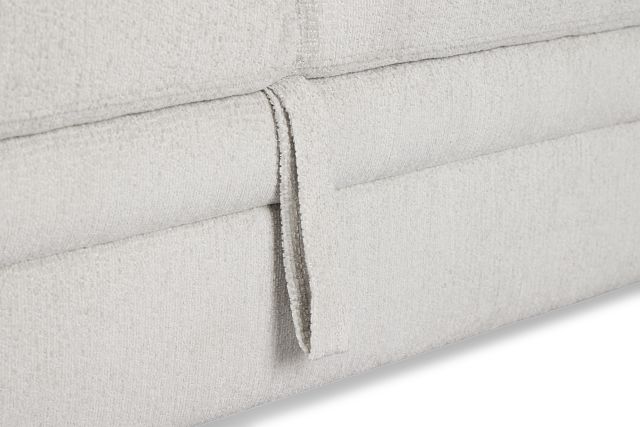Everly Gray Fabric Medium Left Chaise Storage Sectional