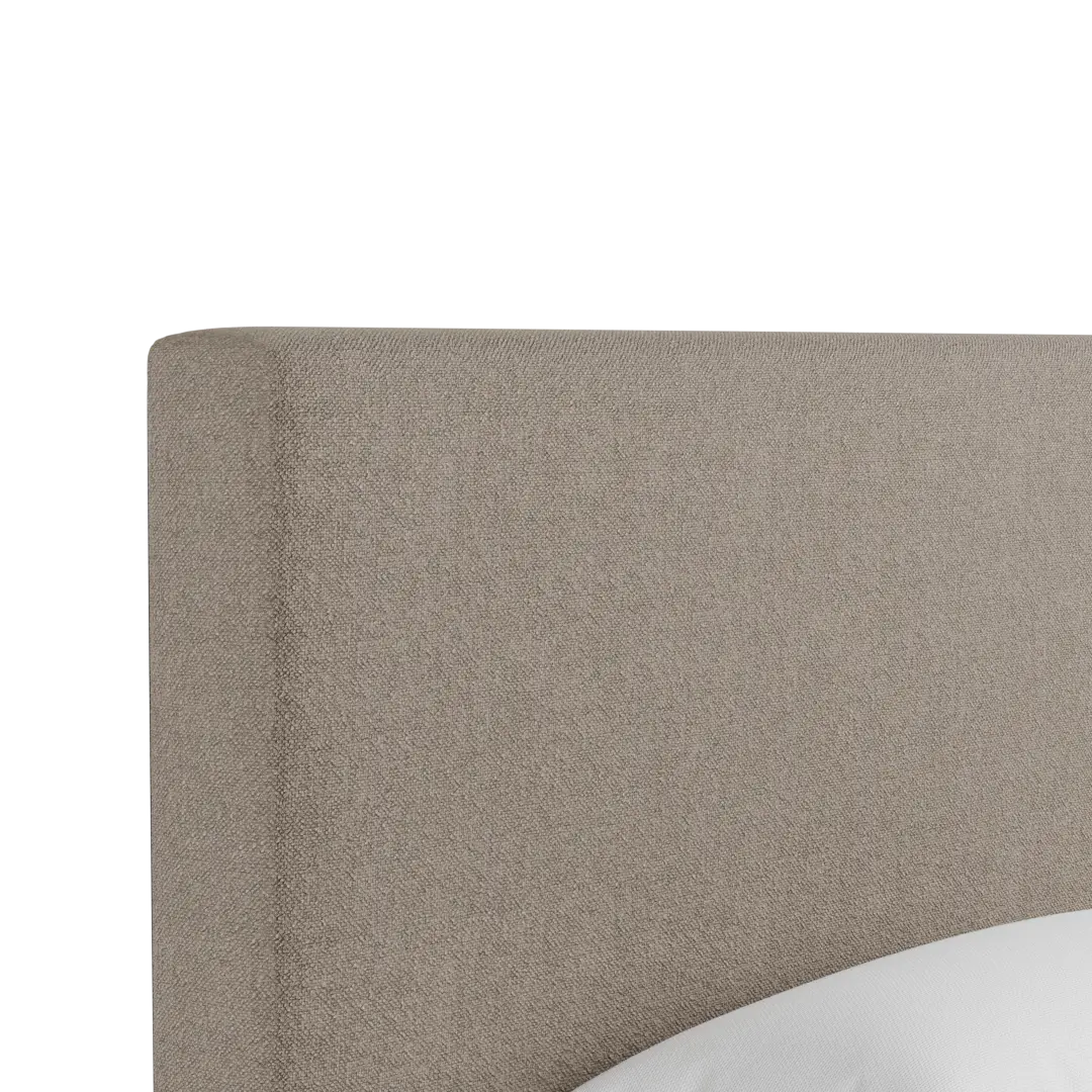 Grayton Elite Brown 54" Upholstered Platform Bed Grayton Elite Brown 54" Upholstered Platform Bed