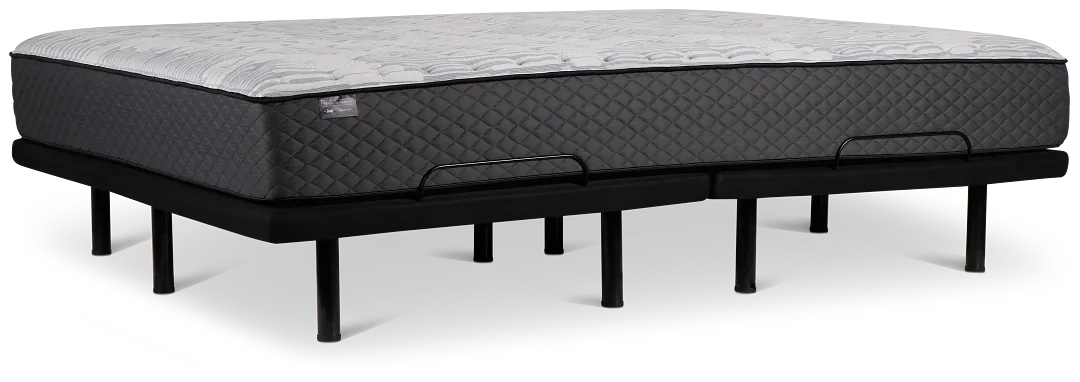 Kevin Charles By Sealy Signature Extra Firm Plus Adjustable Mattress Set
