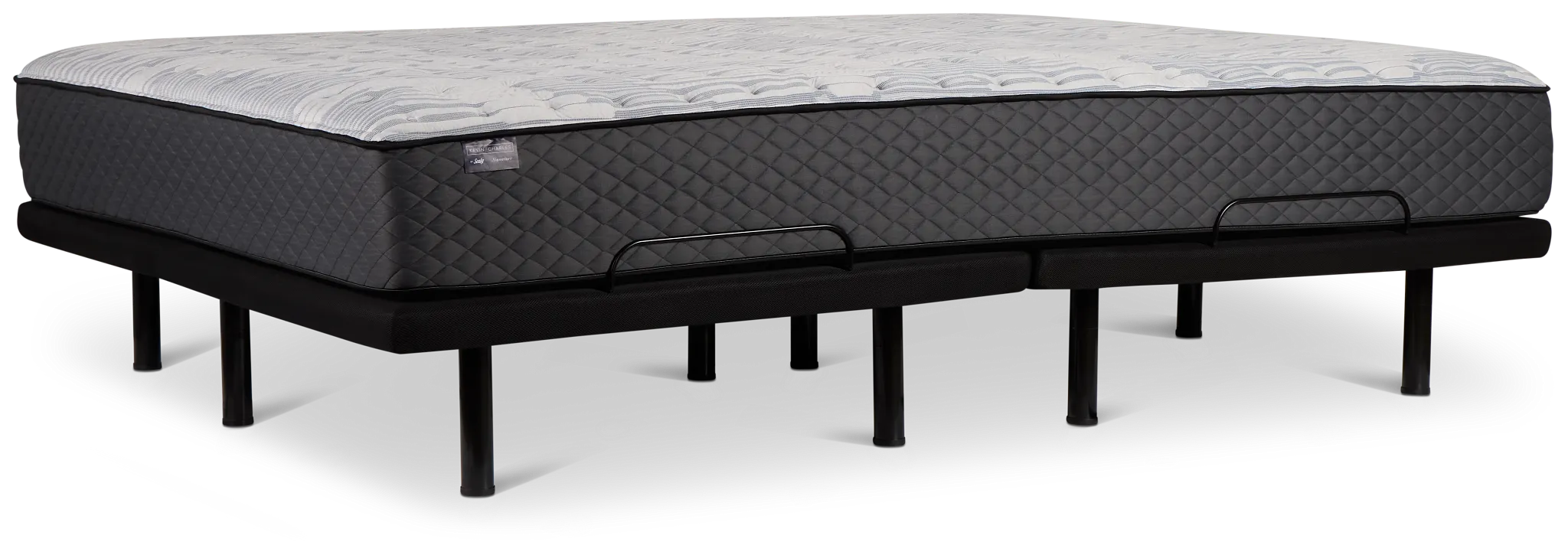 Kevin Charles By Sealy Signature Extra Firm Plus Adjustable Mattress Set