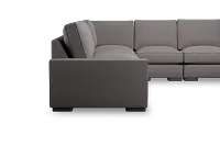 Edgewater Peyton Gray Large Two-arm Sectional