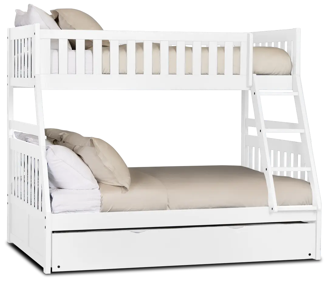 Charleston White Trundle Bunk Bed Charleston White Trundle Bunk Bed