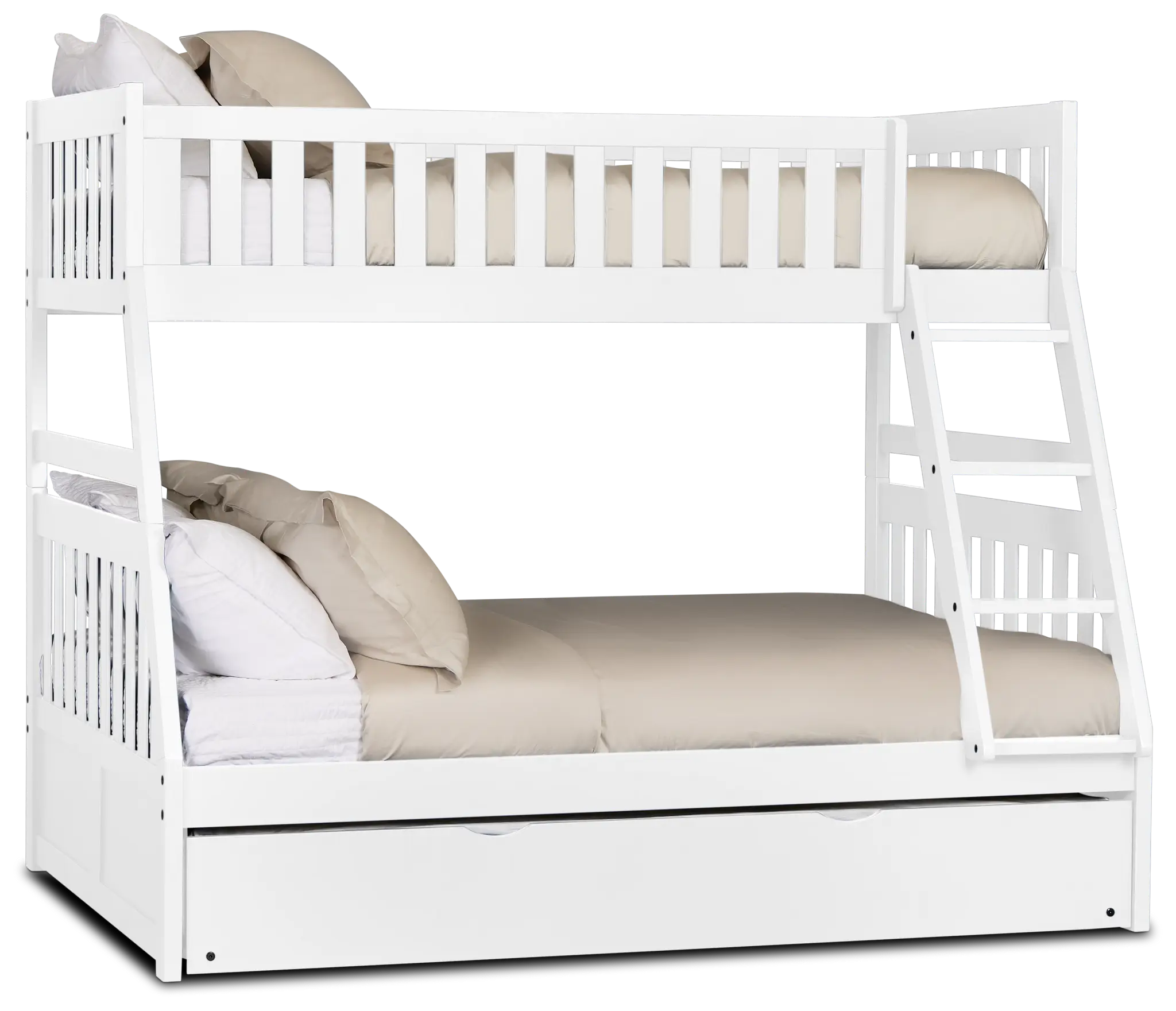 Charleston White Trundle Bunk Bed Charleston White Trundle Bunk Bed