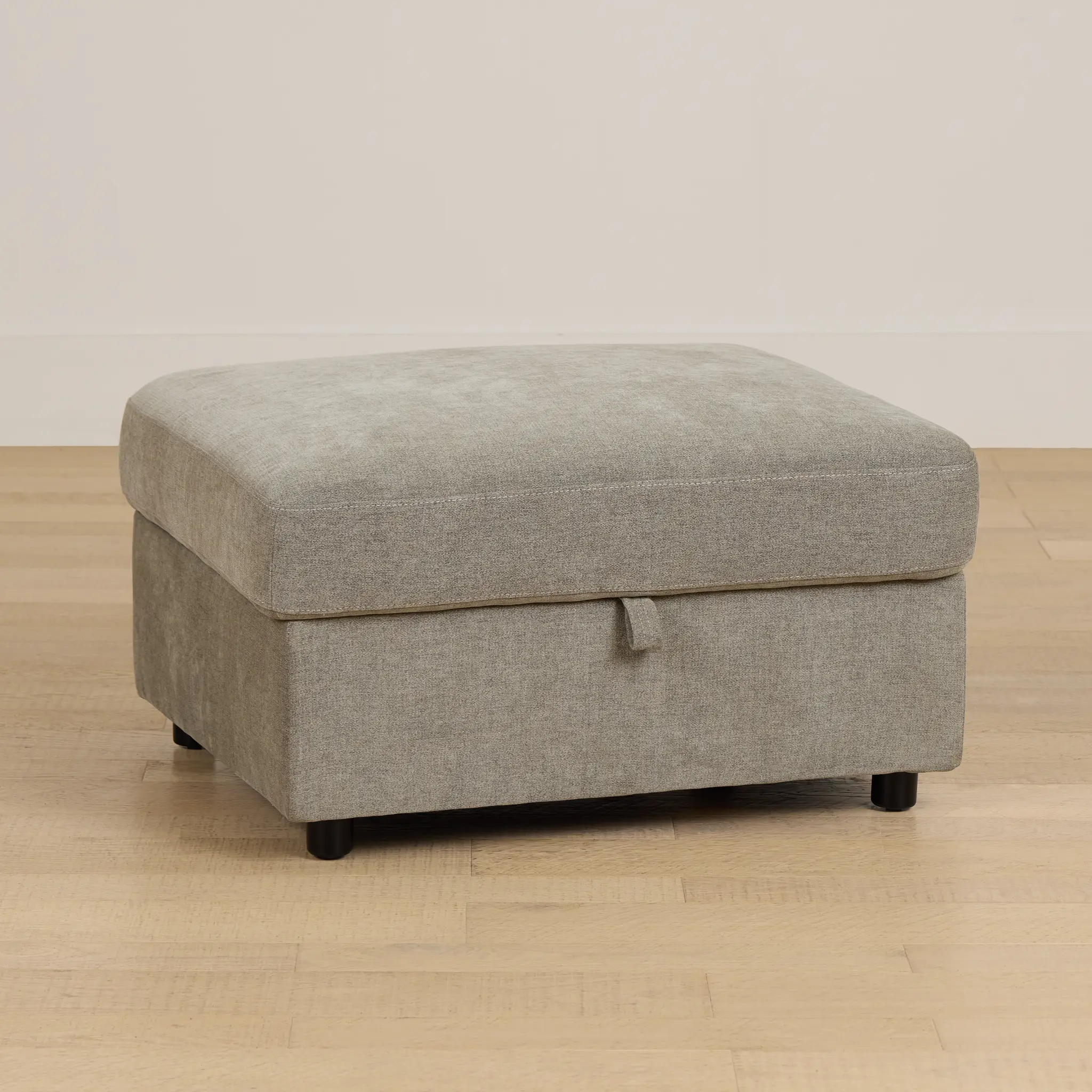 Addie Gray Fabric Storage Ottoman Addie Gray Fabric Storage Ottoman