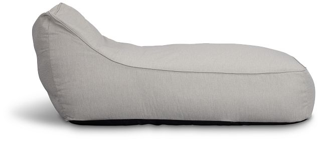 Aruba Dark Beige Bean Bag Chaise