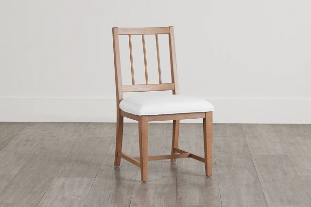 Provo White Upholstered Side Chair