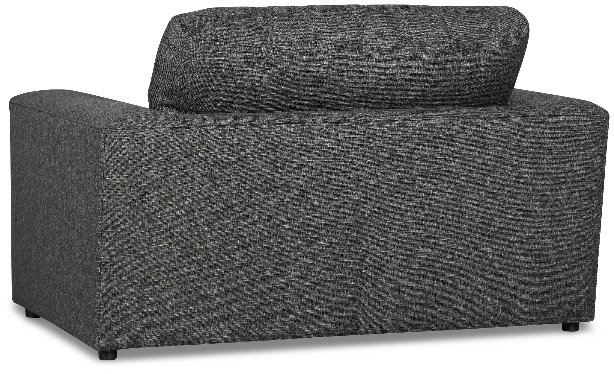 Brantley Dark Gray Fabric Oversized Chair Brantley Dark Gray Fabric Oversized Chair